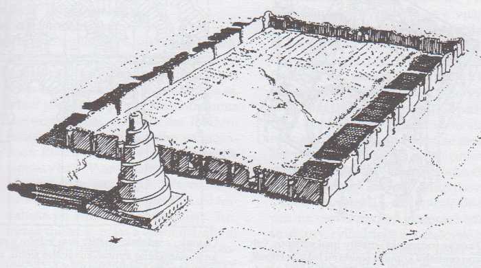 Mešita v iráckém Sámarrá z let 848-852, jedna z nejstarších dochovaných sakrálních staveb islámu. Vyznačuje se strohou účelovostí a spirálovitým minaretem připomínajícím babylonské zikkurraty.