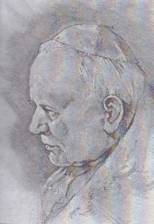 Jan Pavel II. (kresba Irio Fantini)