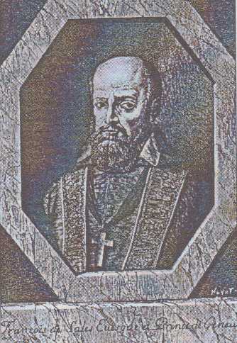 František Saleský (podle rytiny ze 17. stol.)